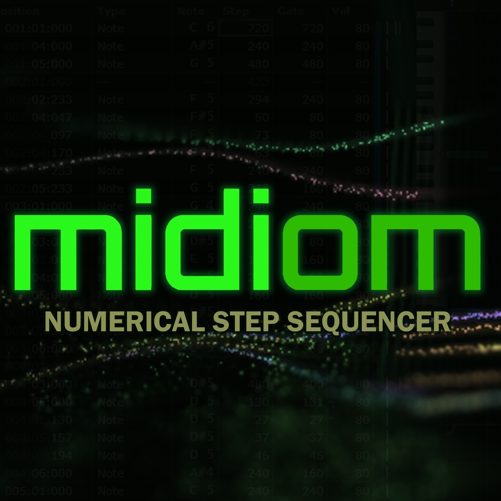 midiom v2 - ピアノロール・リズム・数値入力 MIDI シーケンサ