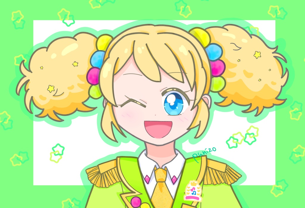 きいちゃんキラキラシール