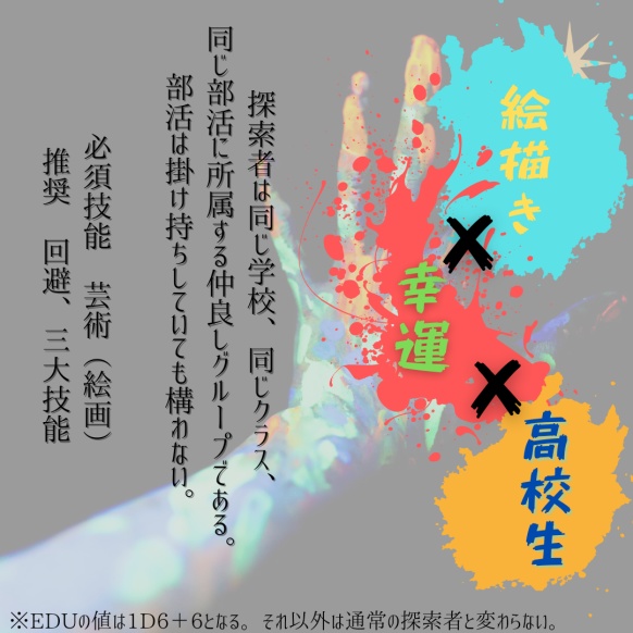 CoC6版シナリオ【残星を描く】