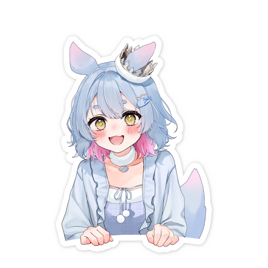 🐶狛音わおん2026年誕生日【スマホステッカー】