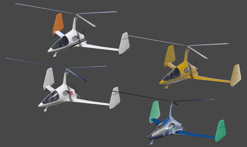 【VRChat】AYATECH AY-914 Gyrocopter 【Sacc's Flight 1.71a】