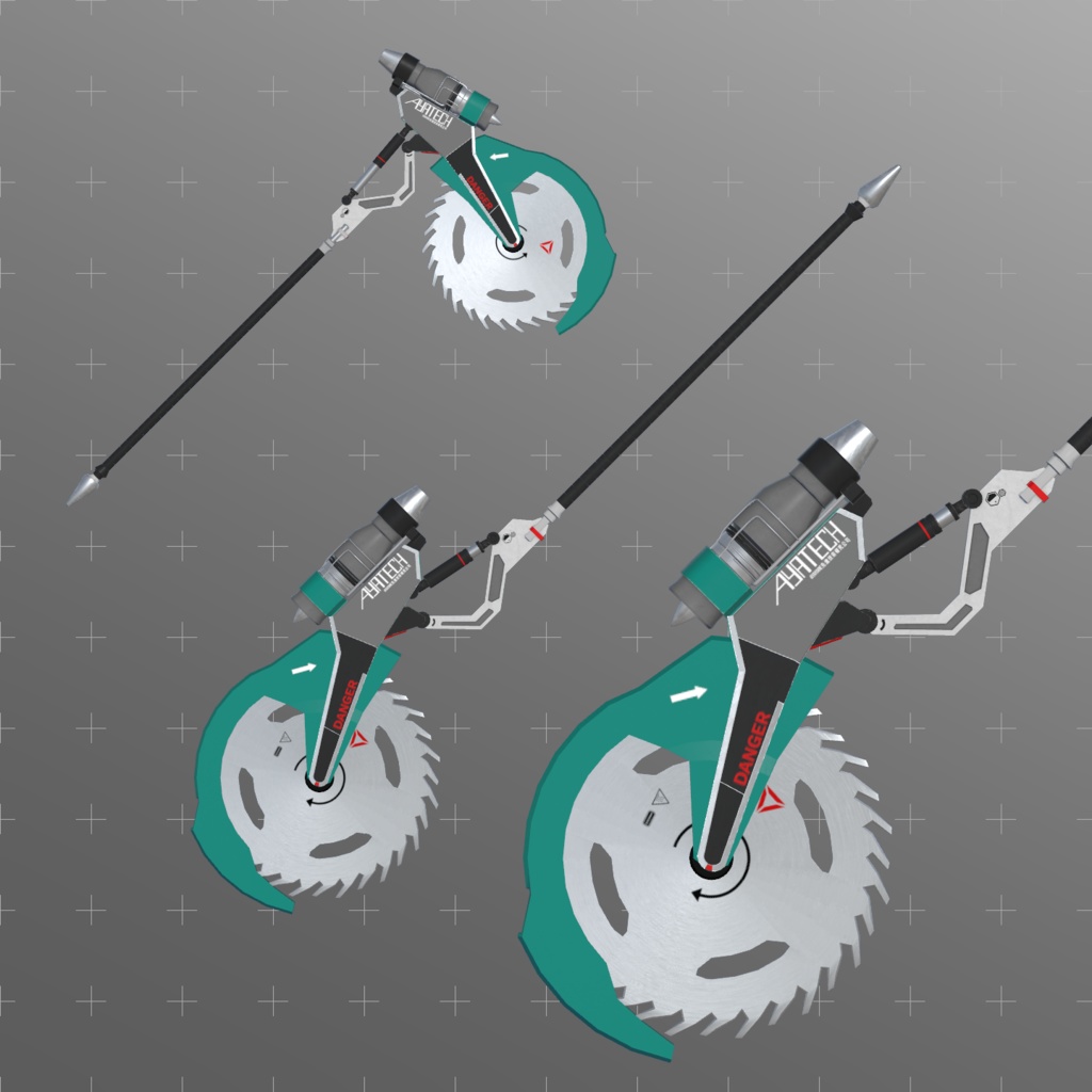 【ギミック付き3Dモデル】JetGrinder