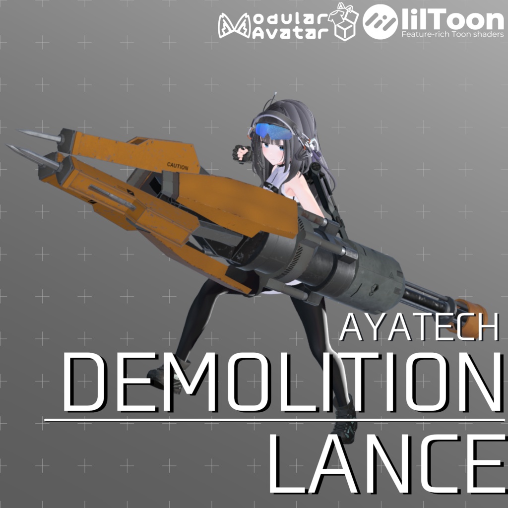 【ギミック付き3Dモデル】DemolitionLance