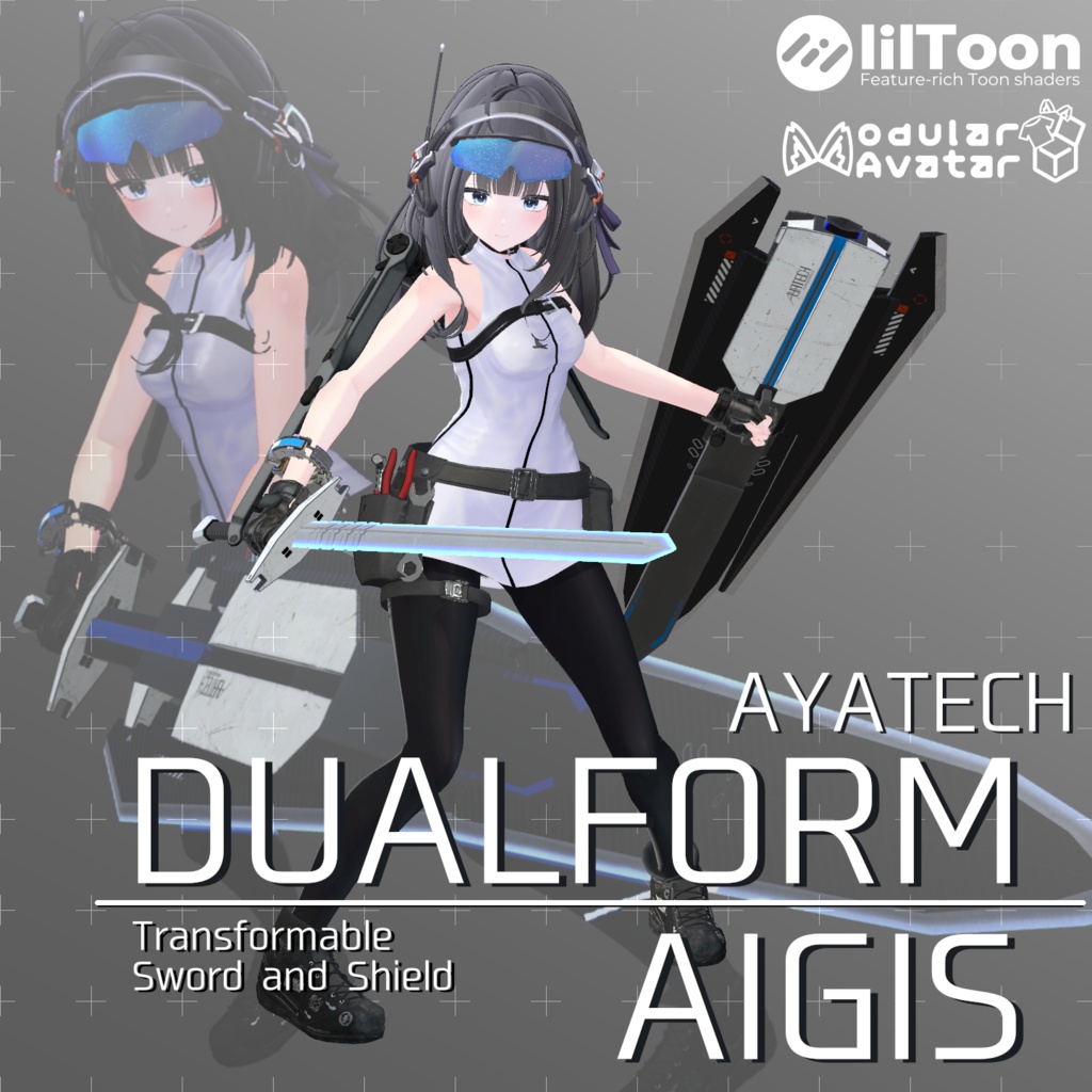 【ギミック付き3Dモデル】DualformAigis