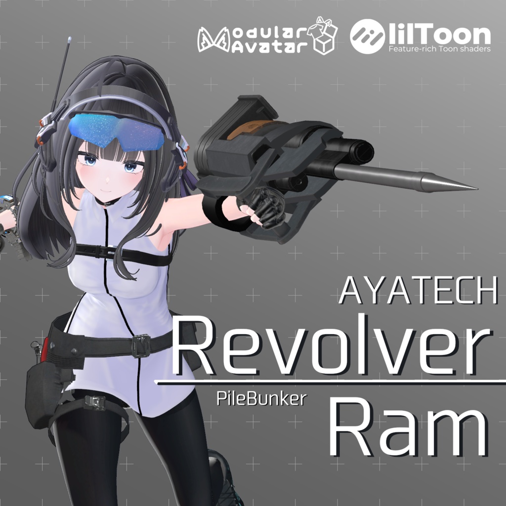 【ギミック付き3Dモデル】RevolverRam