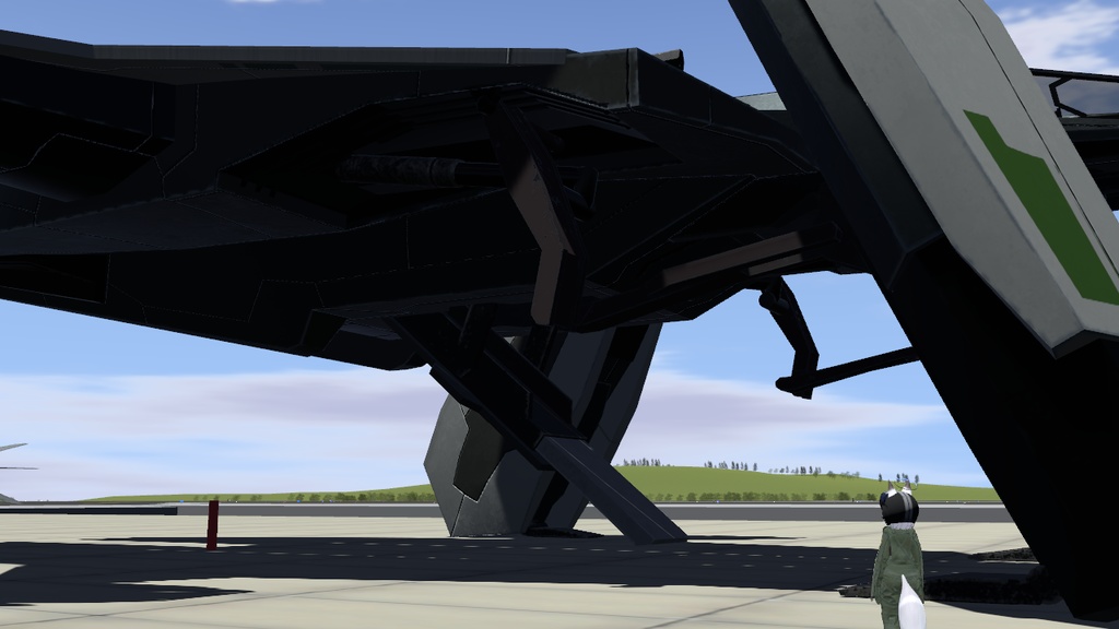 【VRChat】AYATECH Spacecraft KEELBACK 【Sacc's Flight 1.81】