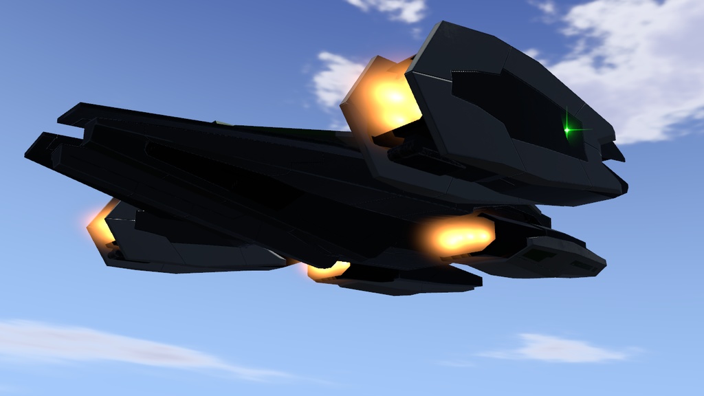 【VRChat】AYATECH Spacecraft KEELBACK 【Sacc's Flight 1.81】