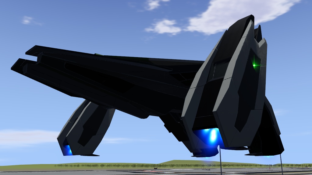 【VRChat】AYATECH Spacecraft KEELBACK 【Sacc's Flight 1.81】