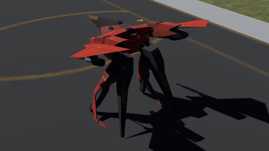 【VRChat】AYATECH Transformable Aircraft Wyvern【Sacc's Flight 1.81】