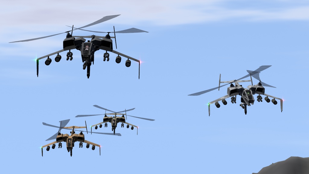 【VRChat】AYATECH Heavy Attack Helicopter Rakshasa【Sacc's Flight 1.81】