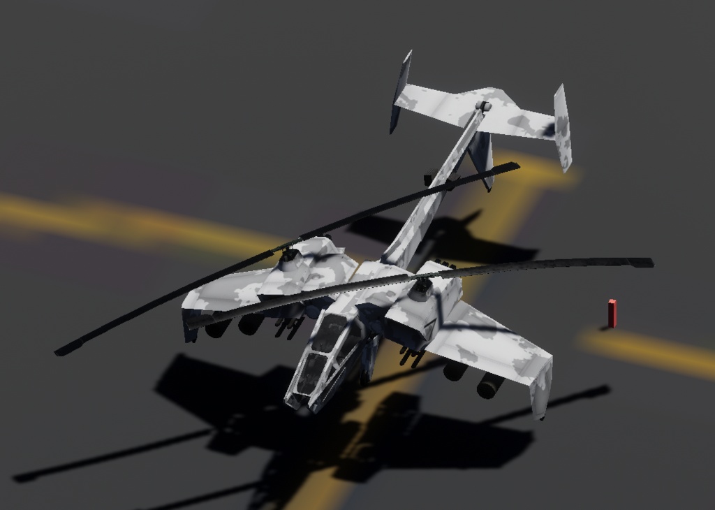 【VRChat】AYATECH Heavy Attack Helicopter Rakshasa【Sacc's Flight 1.81】