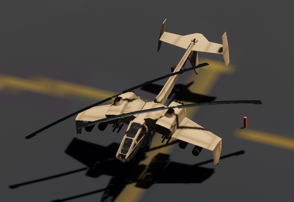 【VRChat】AYATECH Heavy Attack Helicopter Rakshasa【Sacc's Flight 1.81】