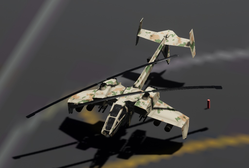 【VRChat】AYATECH Heavy Attack Helicopter Rakshasa【Sacc's Flight 1.81】