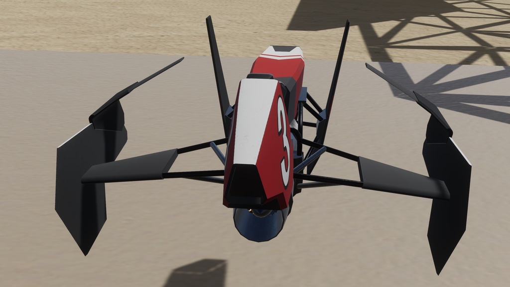 【VRChat】AYATECH Hover vehicle Mamba【Sacc's Flight 1.81】