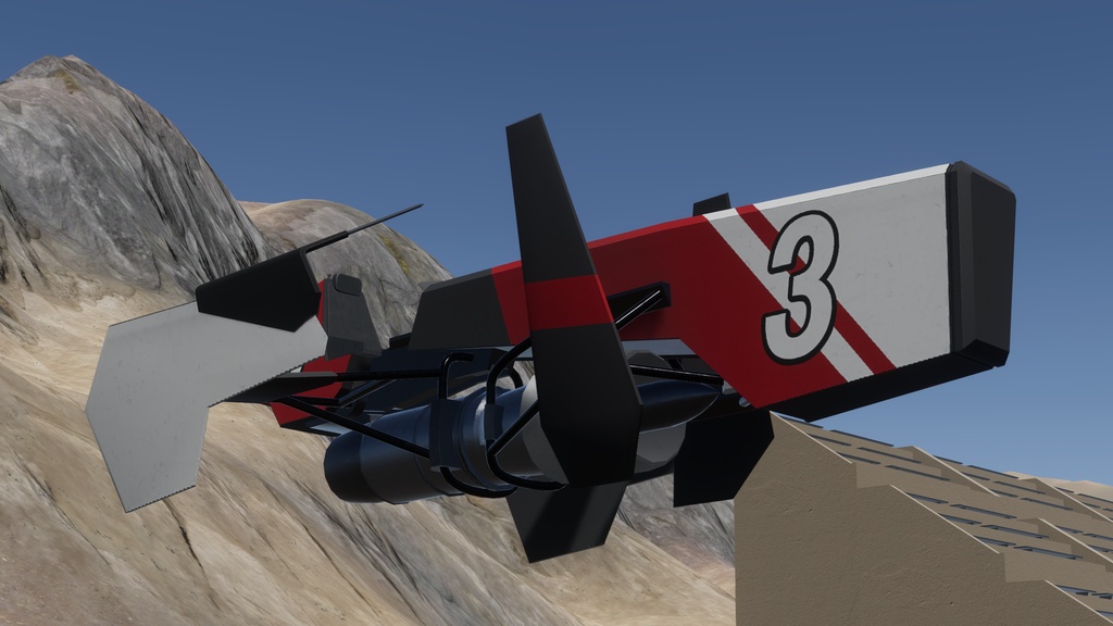【VRChat】AYATECH Hover vehicle Mamba【Sacc's Flight 1.81】