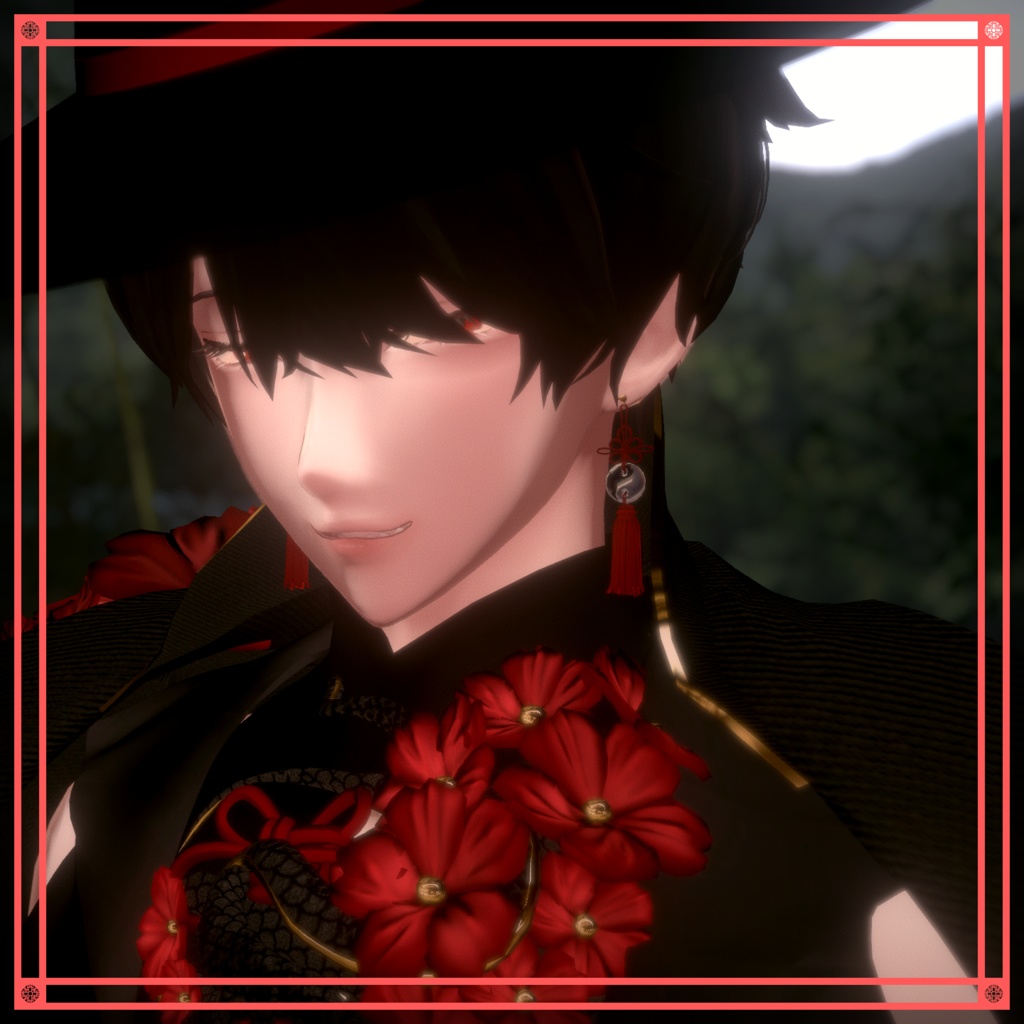 ●【MA対応】東雲の宝珠ピアス●