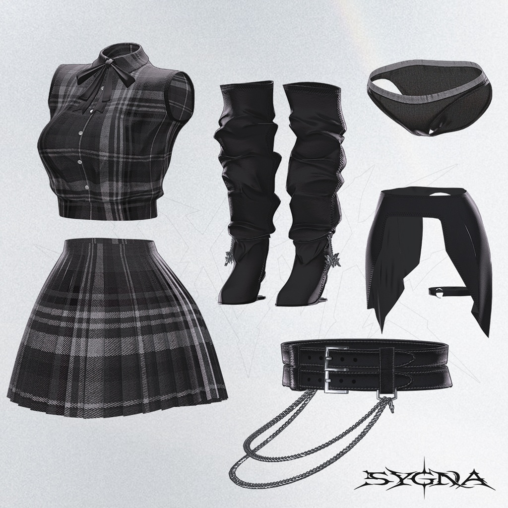 【SALE 50%OFF / 12アバター対応】 Code_01 Midnight Ribbon