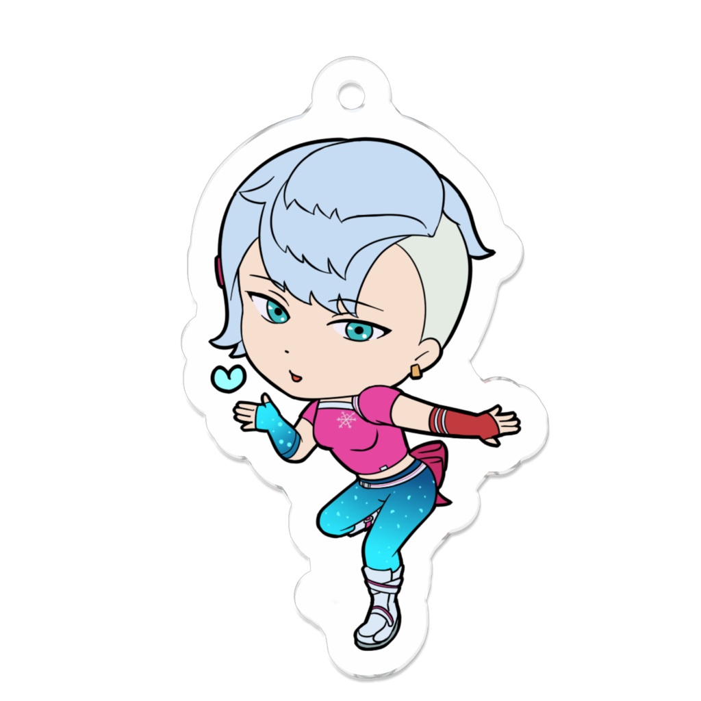 フロステッドフラーリー アクリルキーホルダー