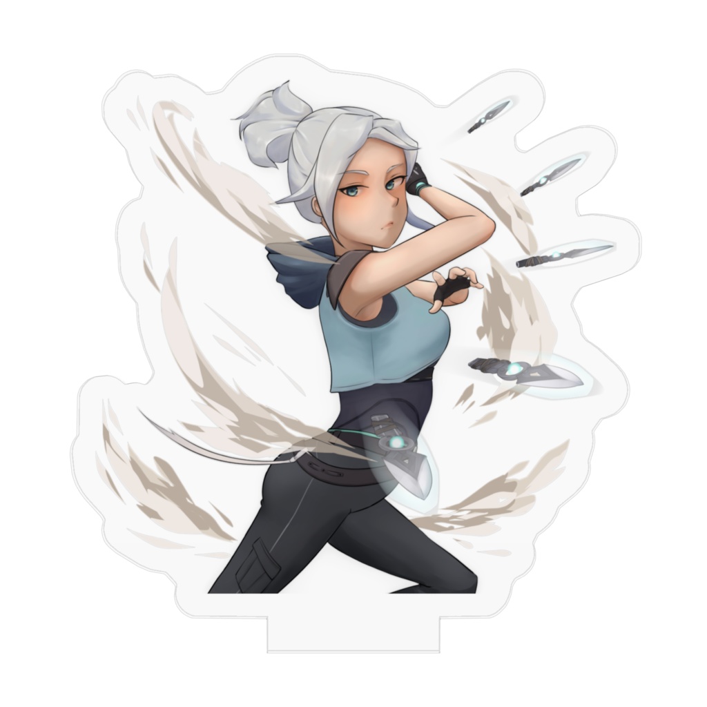 JETT Valorant アクリルフィギュア