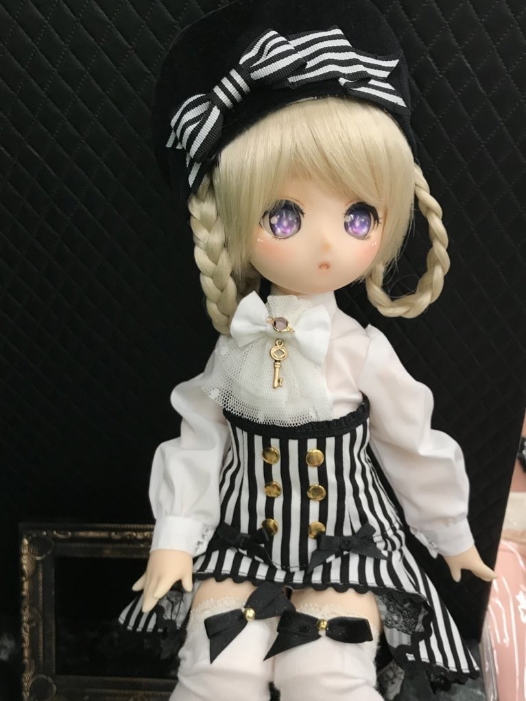 kumakoサイズ　ストライプコルセットドレス