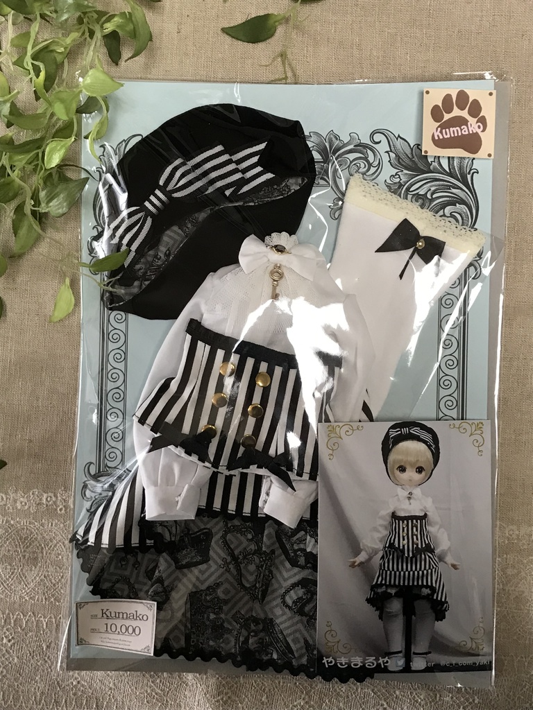 kumakoサイズ　ストライプコルセットドレス
