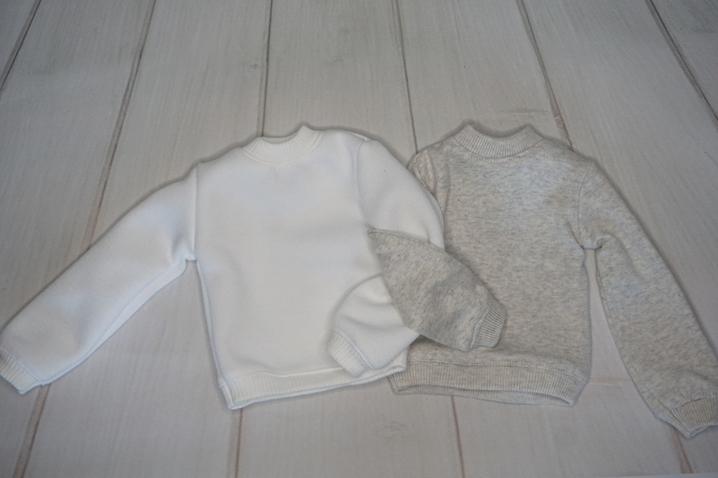 DD共通サイズ 無地スウェット【白】・【黒】