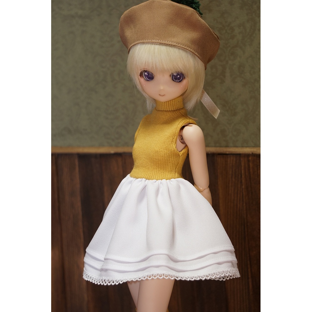 MDD・kumako等　Aラインレジメンタルワンピースセット【モスグリーン】