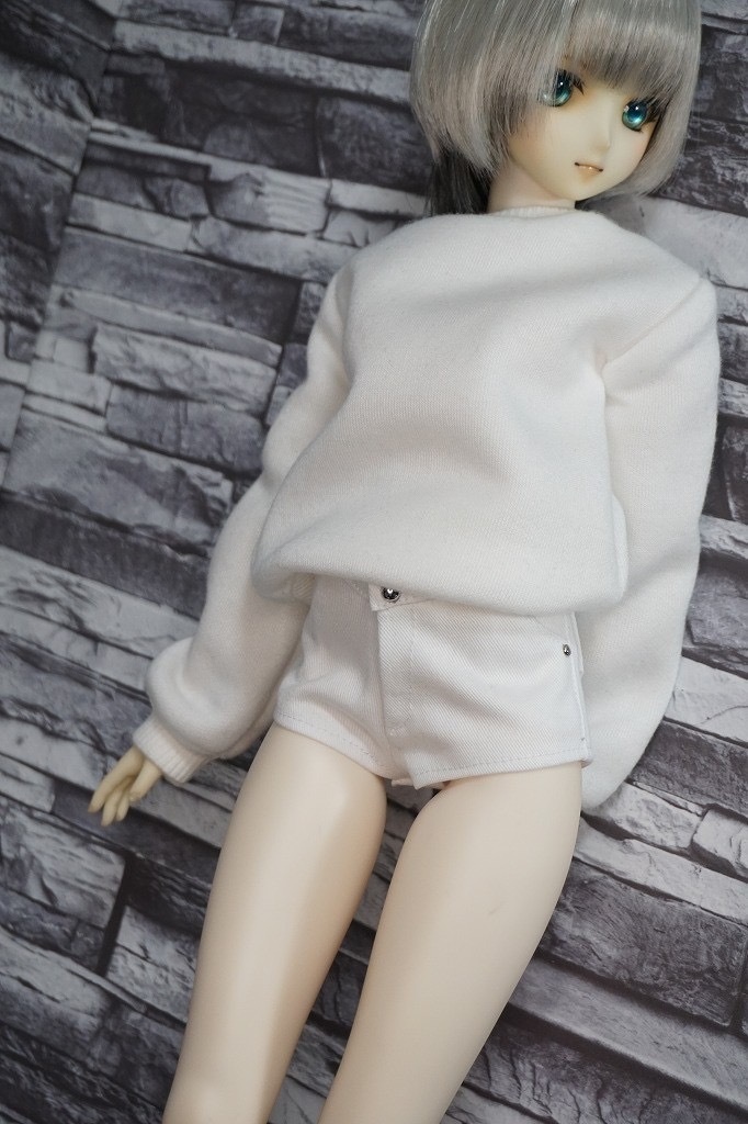 DD•DDSサイズ　ホットパンツ　【ホワイト】