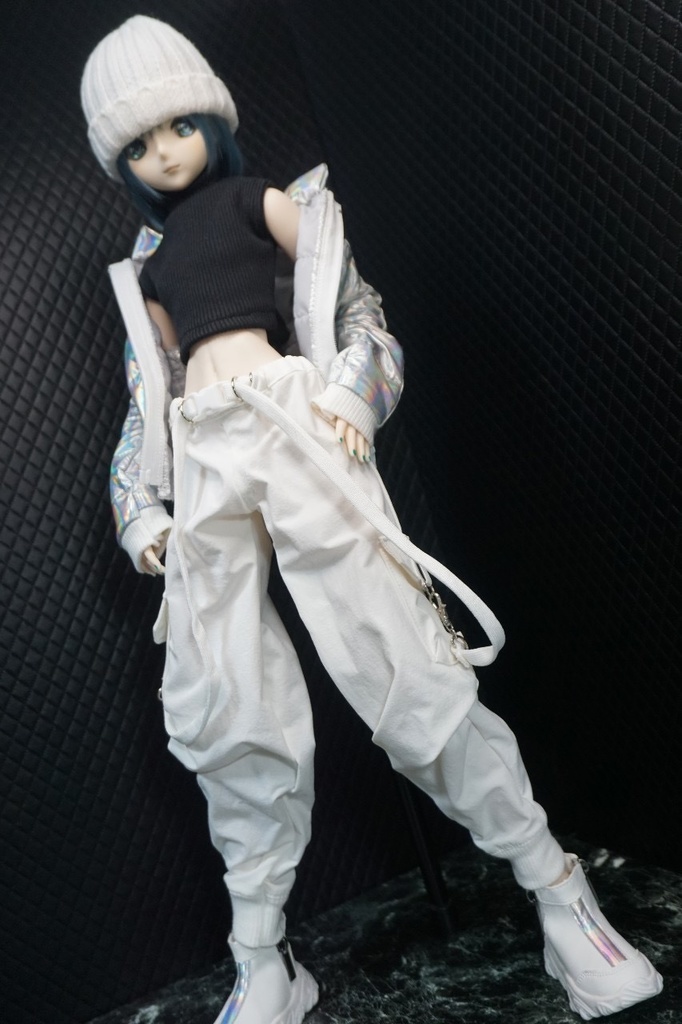 DD・DDSサイズ テックカーゴパンツホワイト単品