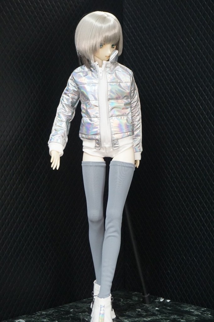 DD・DDSサイズ サイハイソックス《ネオンオレンジ・ネオングリーン・マットグレー》