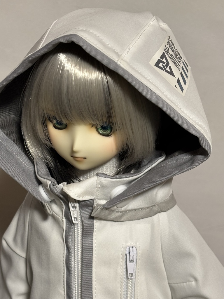 DD・DDSサイズ サイバージャケット ホワイト×グレー(単品)