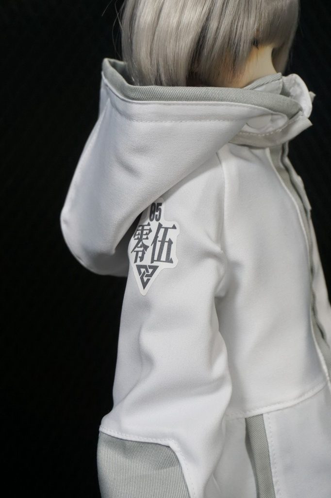 DD・DDSサイズ サイバージャケット ホワイト×グレー(単品)