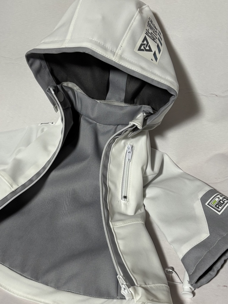 DD・DDSサイズ サイバージャケット ホワイト×グレー(単品)