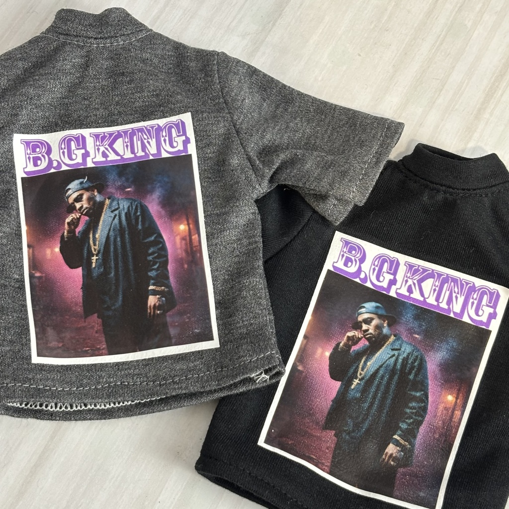 MDD/IMOMO/40cmサイズ【架空のラッパー】Tシャツ 黒or灰