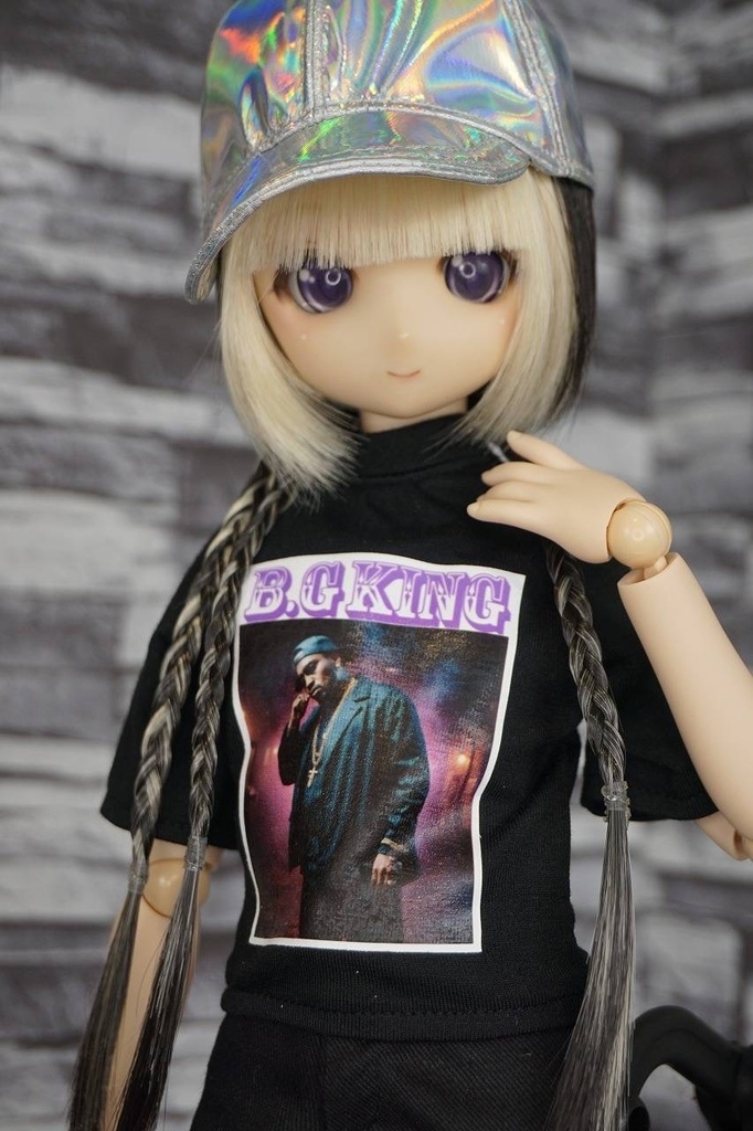 MDD/IMOMO/40cmサイズ【架空のラッパー】Tシャツ 黒or灰