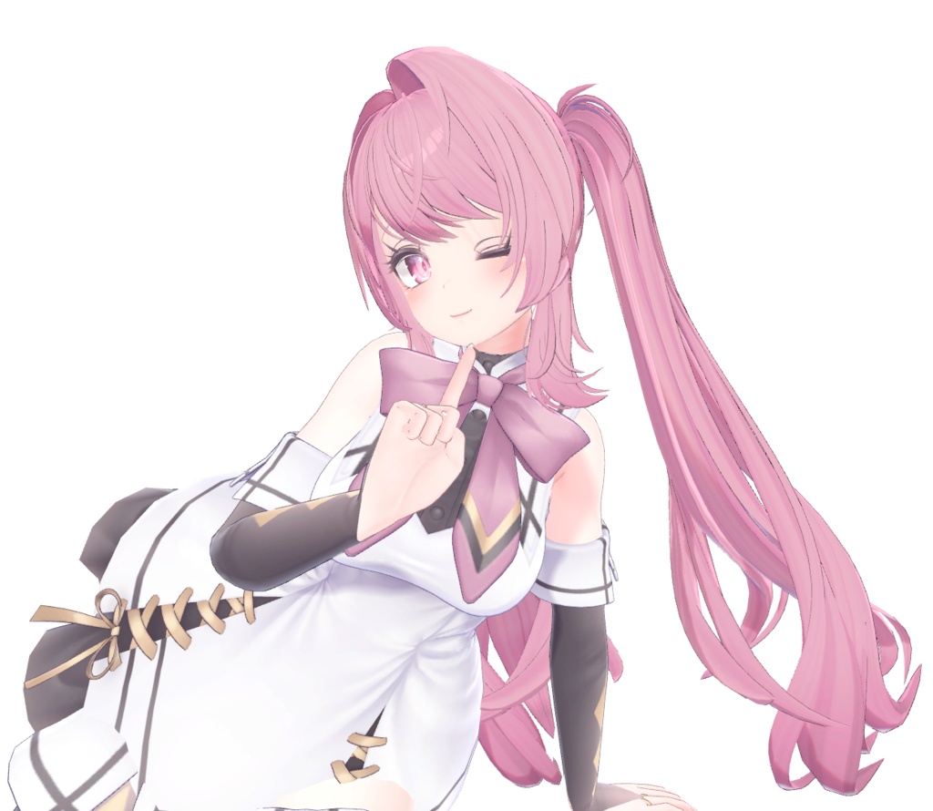 ✨期間限定SALE✨ ¥850 → ¥400【VRC Hair】【Melty Long Wave Twin tails】【メルティウェーブロングツインテール】
