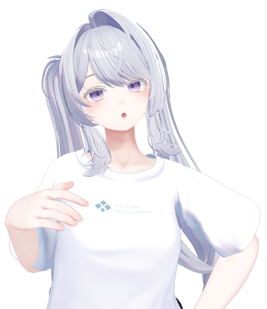 ✨期間限定SALE✨ ¥850 → ¥400【VRC Hair】【Melty Long Wave Twin tails】【メルティウェーブロングツインテール】