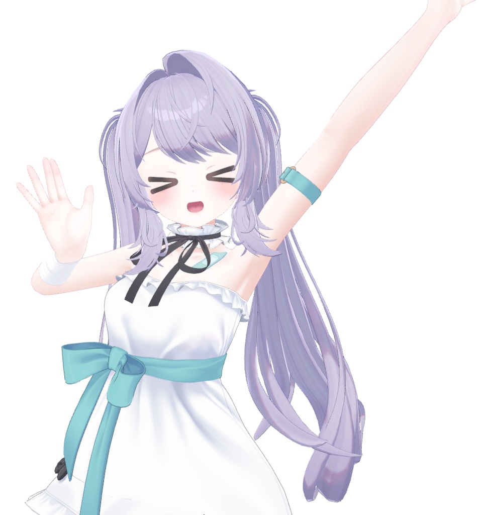 ✨期間限定SALE✨ ¥850 → ¥400【VRC Hair】【Melty Long Wave Twin tails】【メルティウェーブロングツインテール】