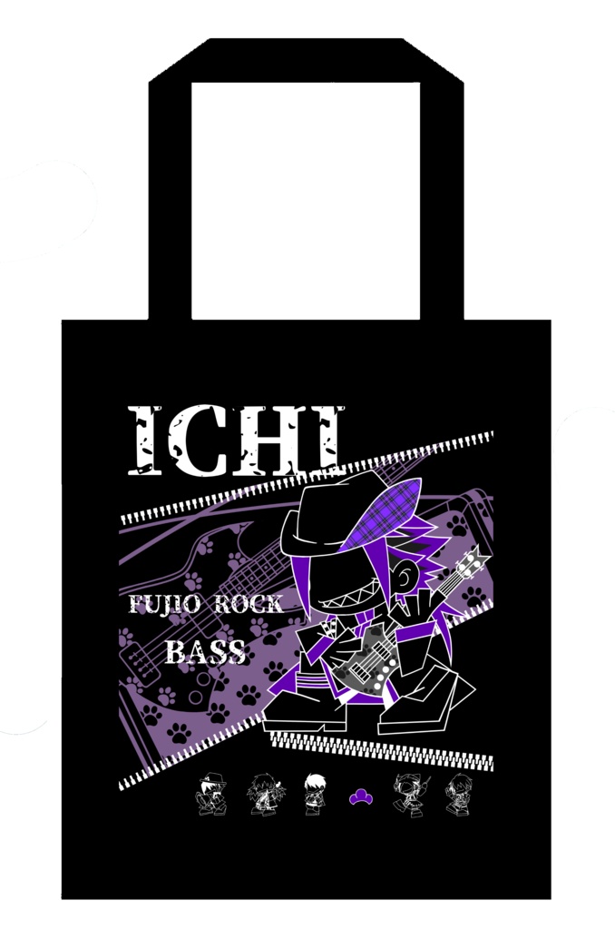 おそ松さんトートバッグ_バンド松ver._全7種