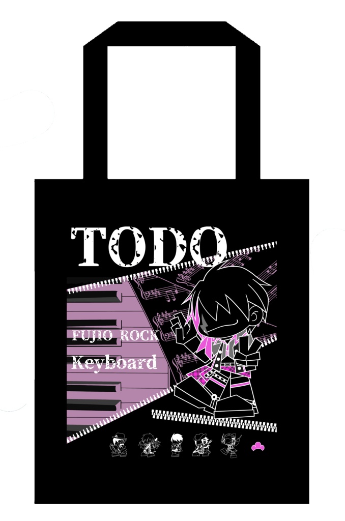 おそ松さんトートバッグ_バンド松ver._全7種