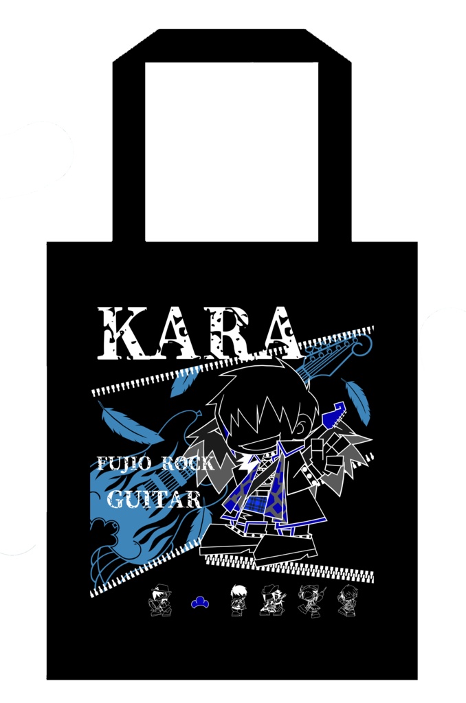 おそ松さんトートバッグ_バンド松ver._全7種