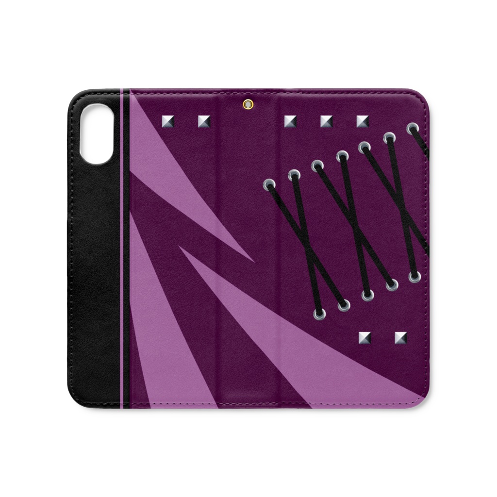 おそ松さん バンド松手帳型iPhoneケース(ベルトなし) iPhone XS / X _全6種