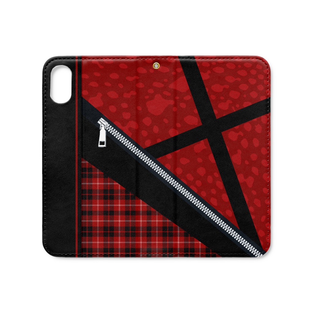 おそ松さん バンド松手帳型iPhoneケース(ベルトなし) iPhone XS / X _全6種