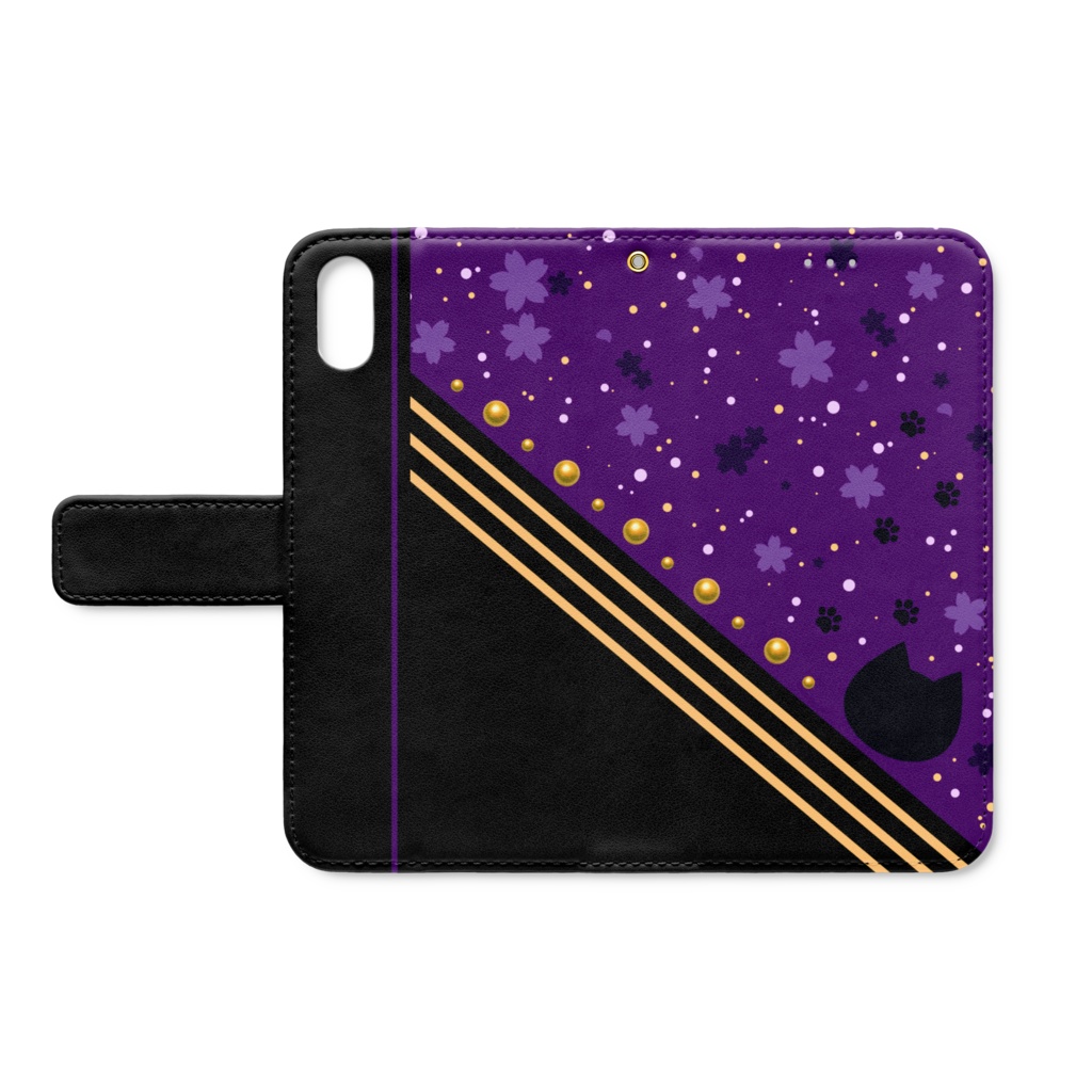 おそ松さん バンド松手帳型iPhoneケース(ベルトあり) iPhone XS / X _全6種