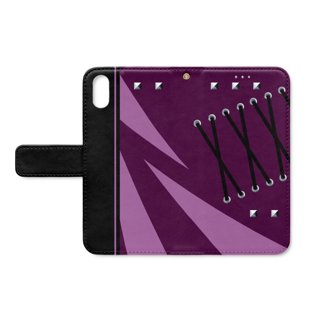 おそ松さん バンド松手帳型iPhoneケース(ベルトあり) iPhone XS / X _全6種