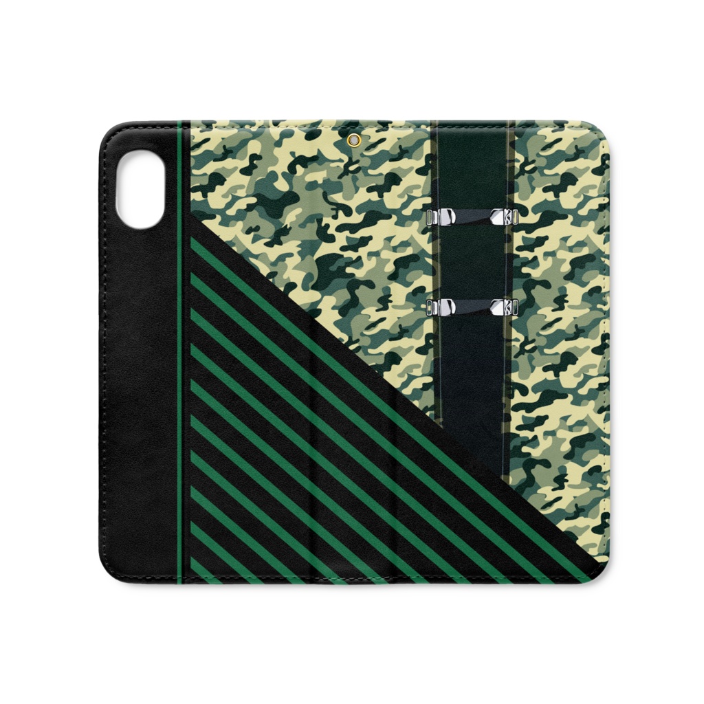 おそ松さん バンド松手帳型iPhoneケース(ベルトなし) iPhone XR _全6種