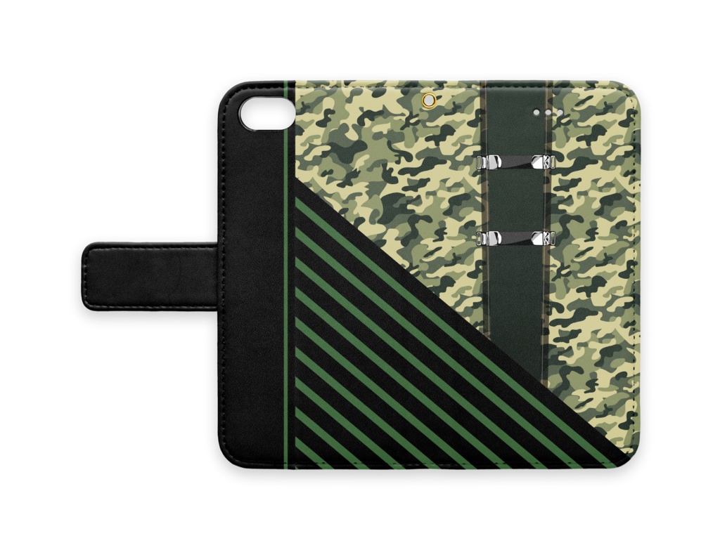 おそ松さん バンド松手帳型iPhoneケース(ベルトあり)iPhone 8 / 7 _全6種