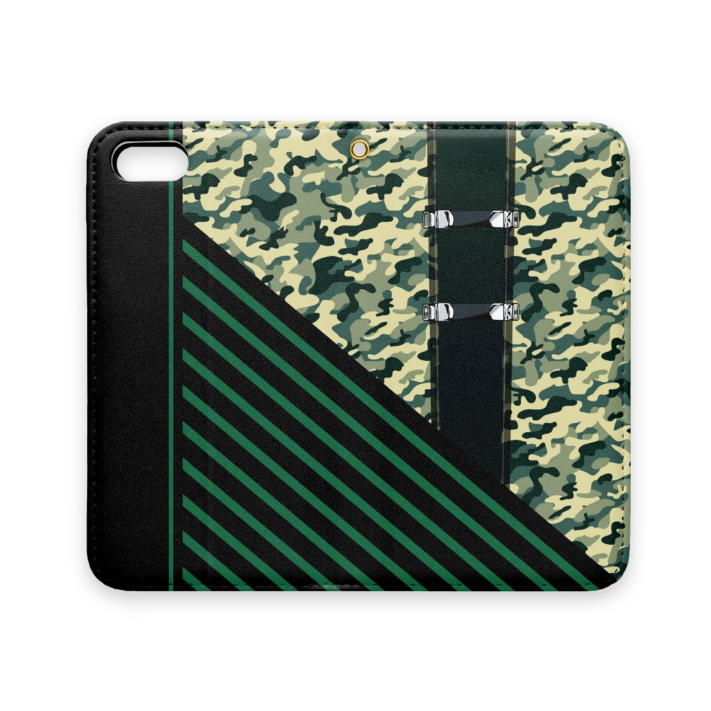 おそ松さん バンド松手帳型iPhoneケース(ベルトなし)iPhone 5 / 5s / SE _全6種