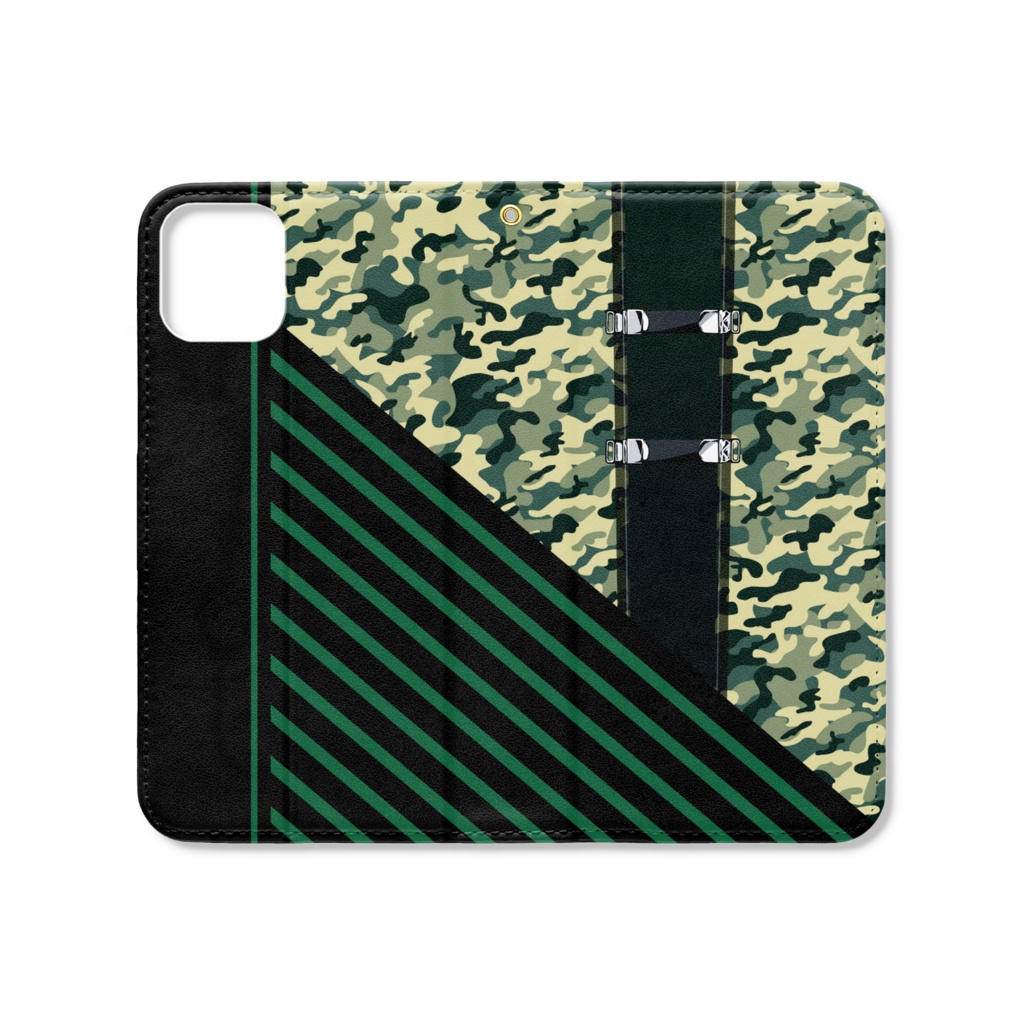 おそ松さん バンド松手帳型iPhoneケース(ベルトなし)iPhone 11 _全6種