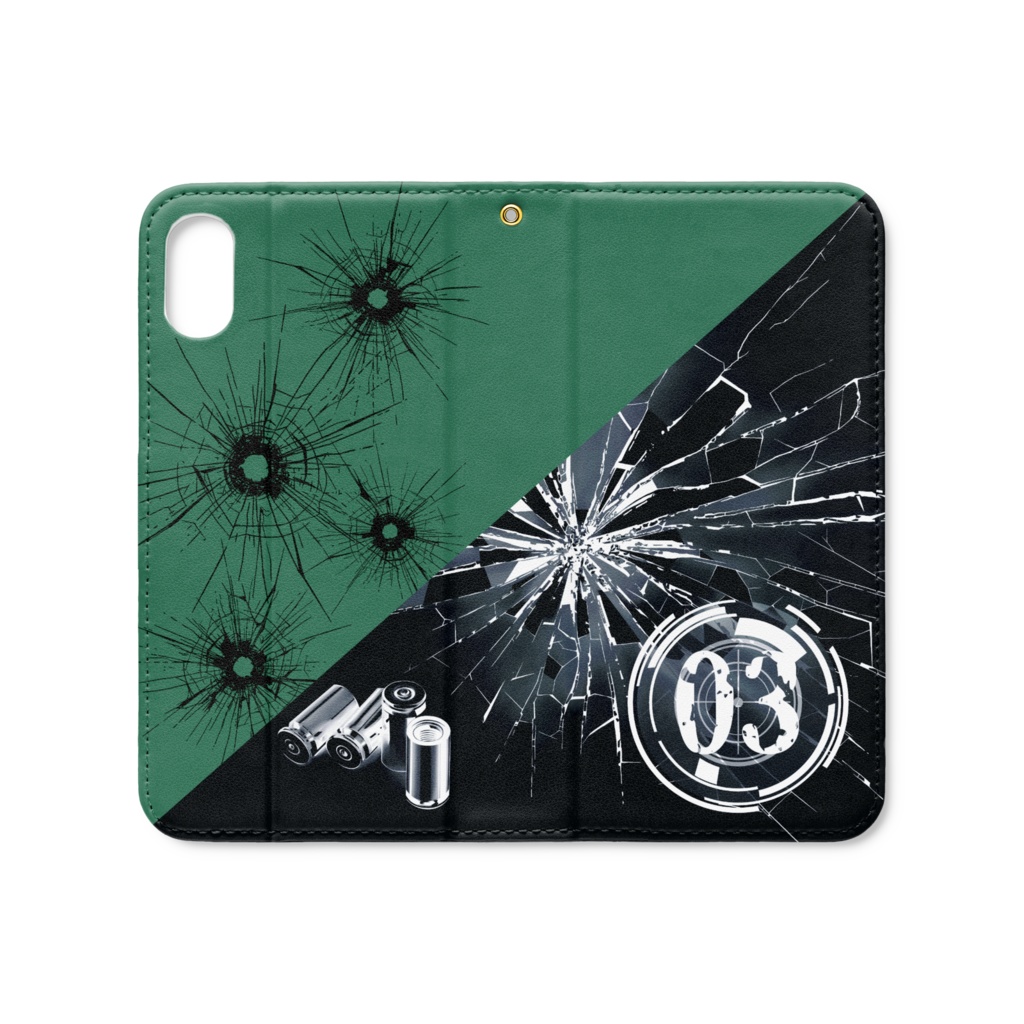 おそ松さん マフィア松手帳型iPhoneケース(ベルトなし) iPhone XS / X _全6種